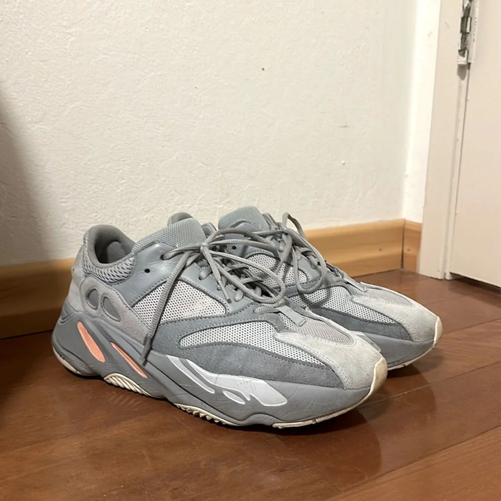 adidas gazelle silver green womens Yeezy Boost 700 V1 Fade Azure main image 0